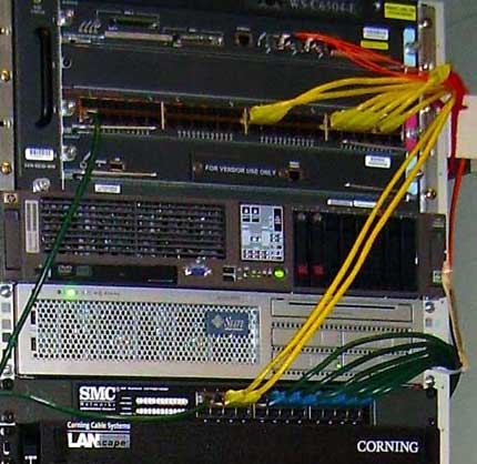 Routers forum servers Cisco xen setup linux rack servers switches database servers 